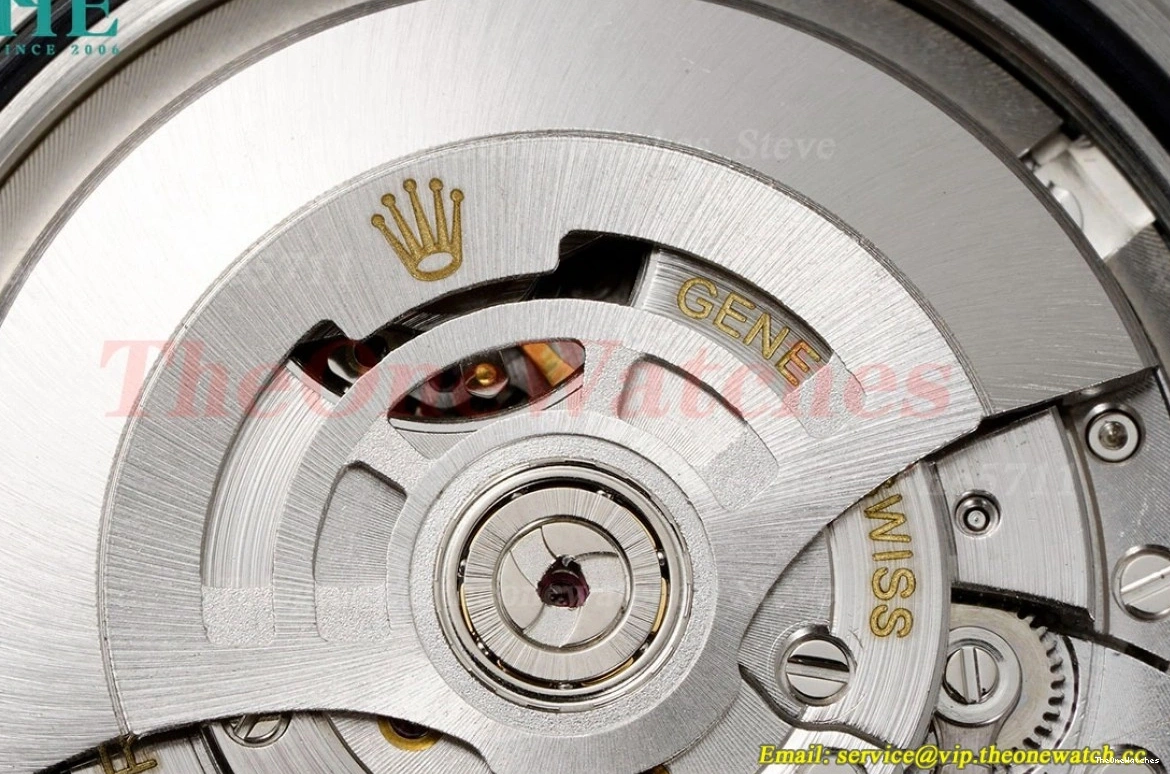 126334 GMF 41mm SS VR3235 Textured Green SS Datejust Dial 0214